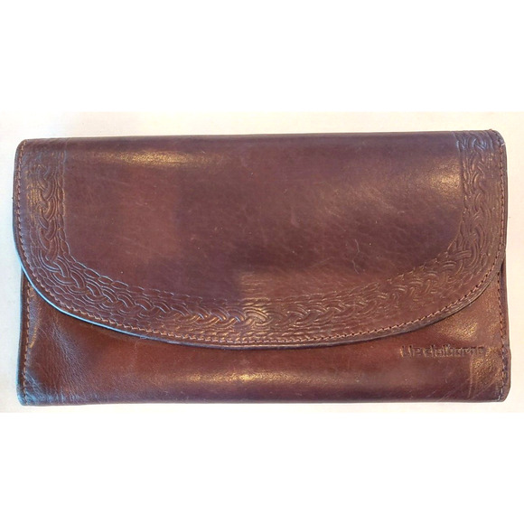 Vintage women's wallet by Liz Claiborne, genuine leather - Picture 1 of 10